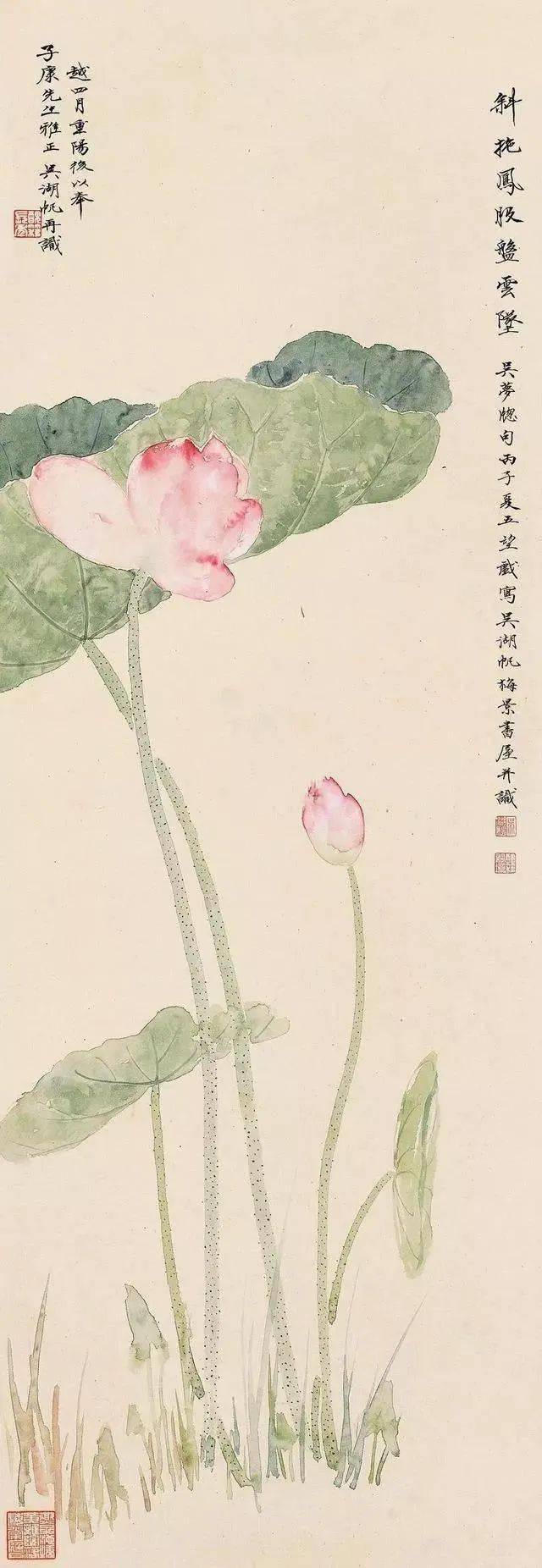 十大名家画荷_荷花
