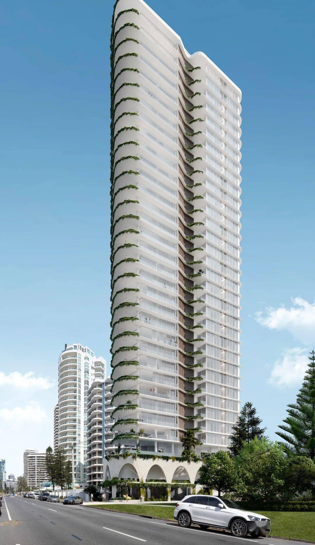 一层一户的全平层,弧形走道连起动静分区