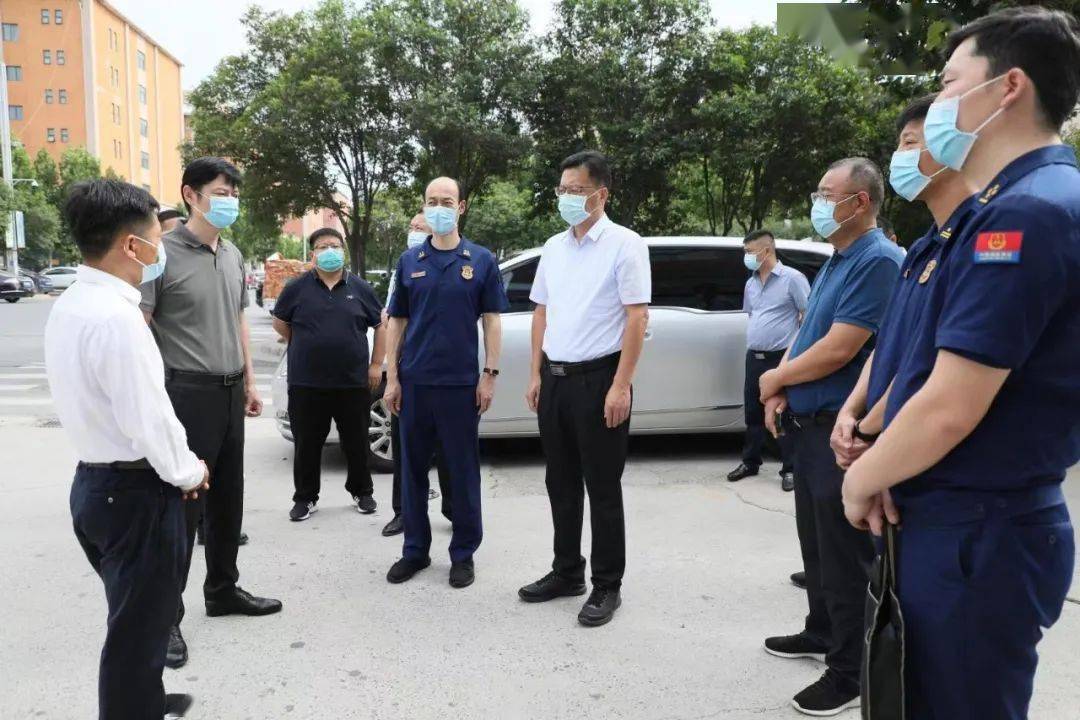 航空港区管委会副主任魏学彬督导调研消防安全工作