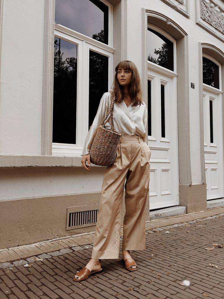 视觉|“衬衫 + 阔腿裤”才是真爱CP呀，夏末初秋就这样穿!