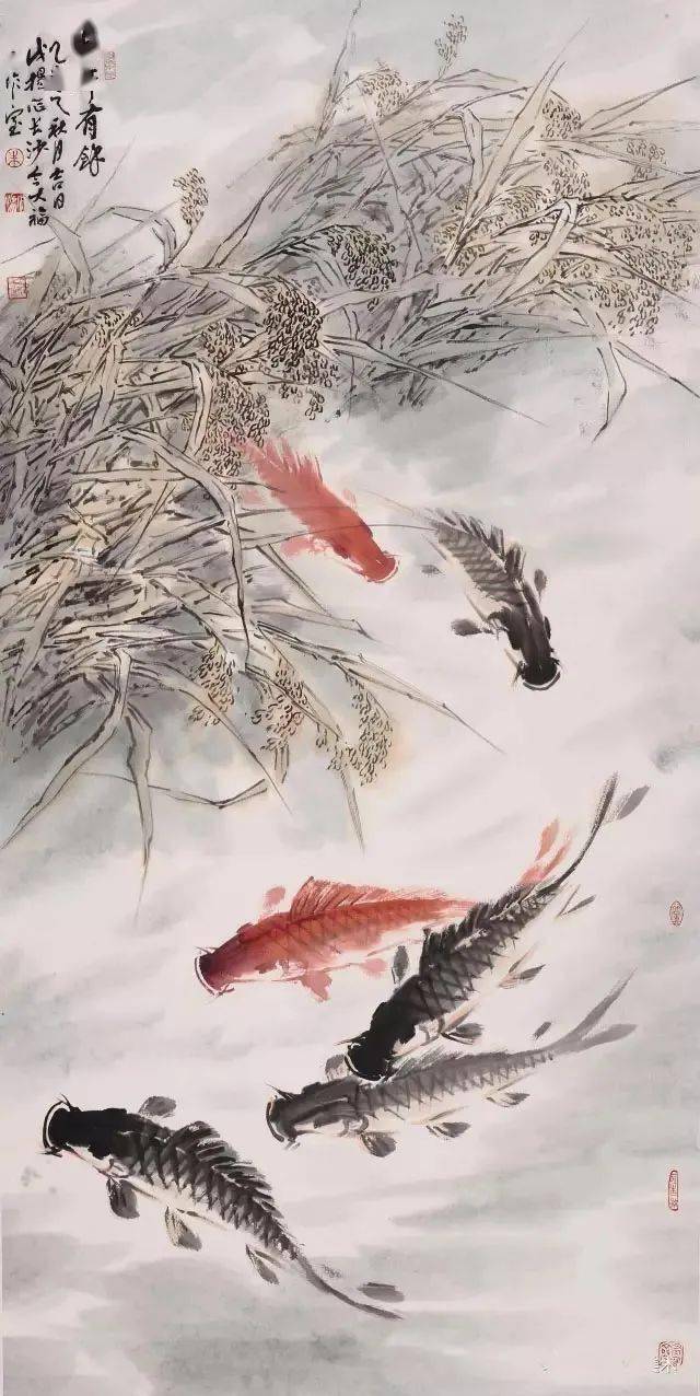 他对水稻情有独钟作品朴实清雅