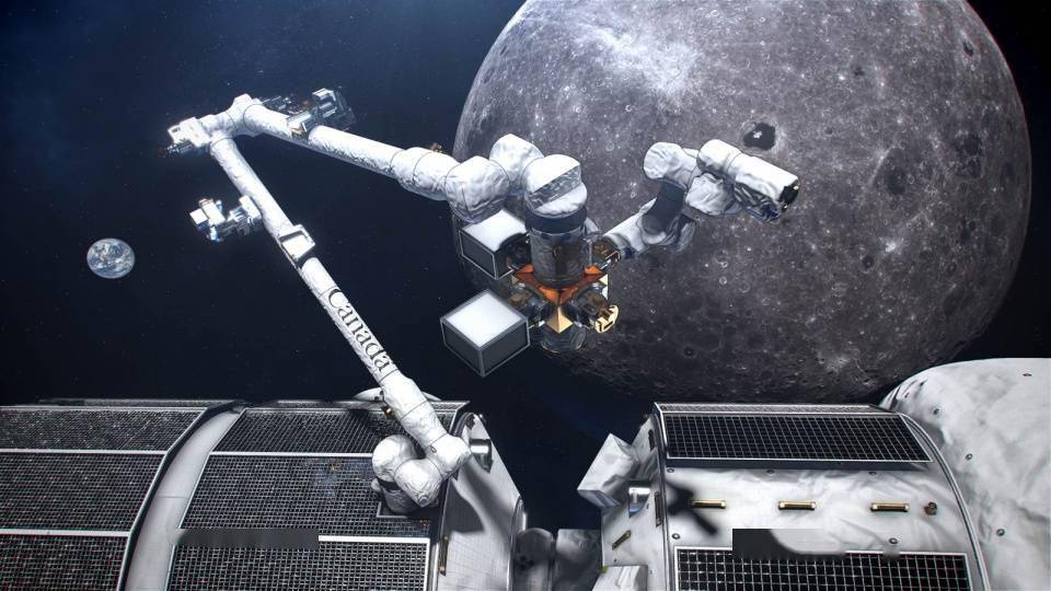 找到证据了加拿大2号机械臂确实可以爬行不只我们有这个功能