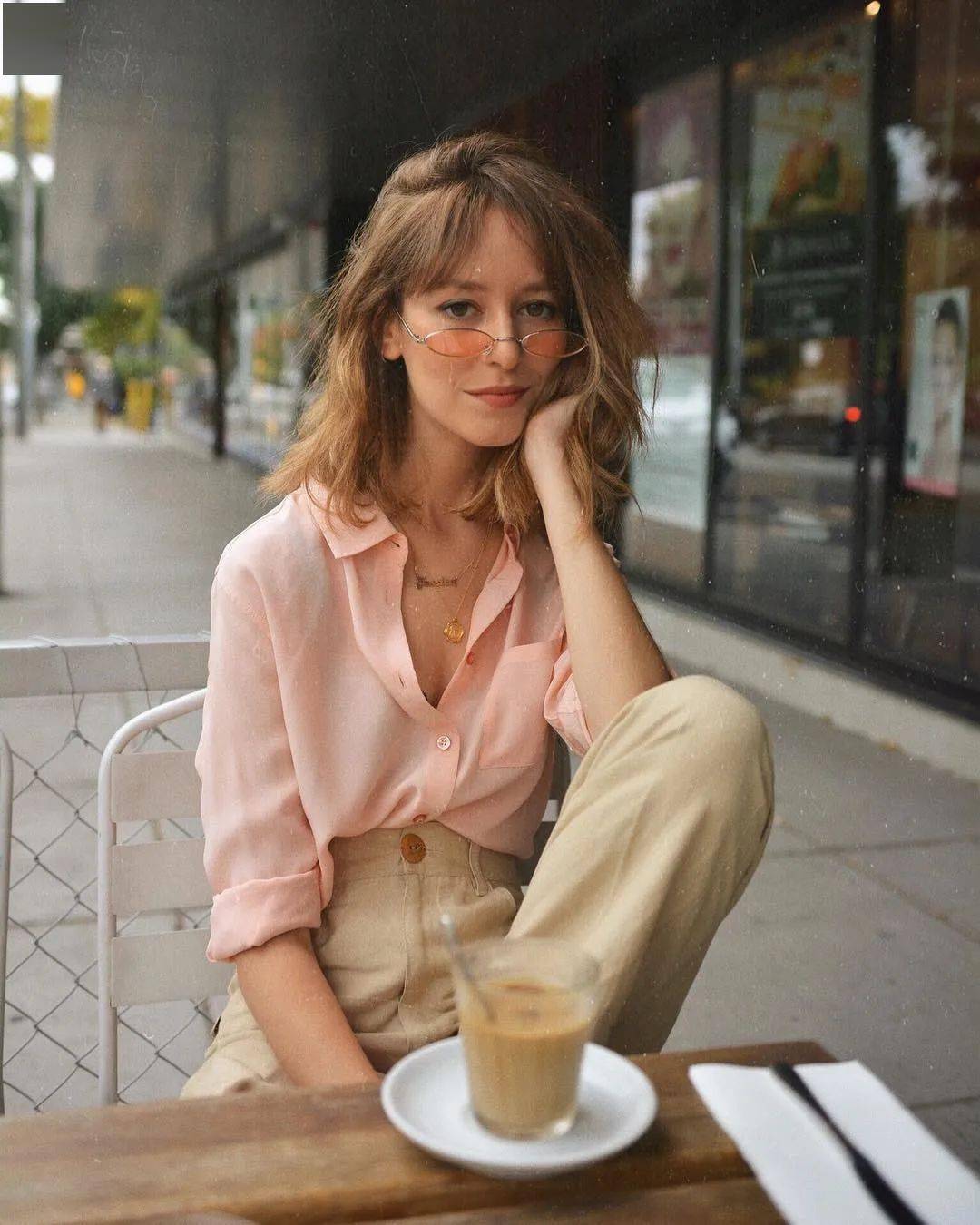 视觉|“衬衫 + 阔腿裤”才是真爱CP呀，夏末初秋就这样穿!