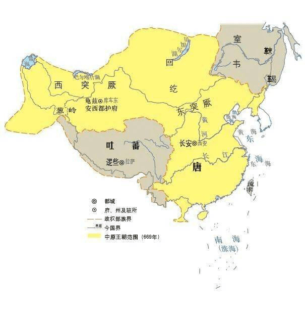 中国历代国土版图图片