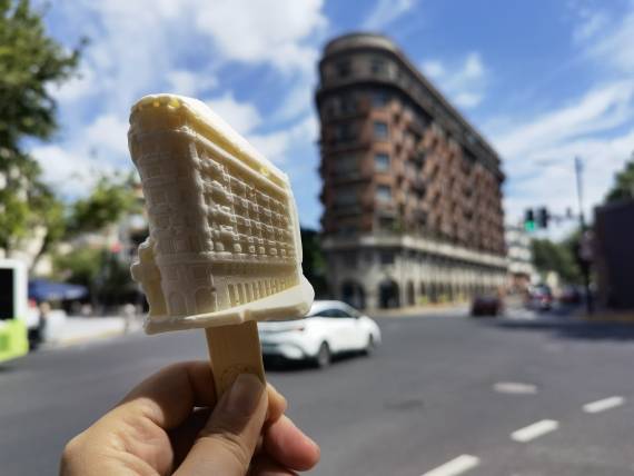 秋老虎来袭历史建筑与网红雪糕更配哦