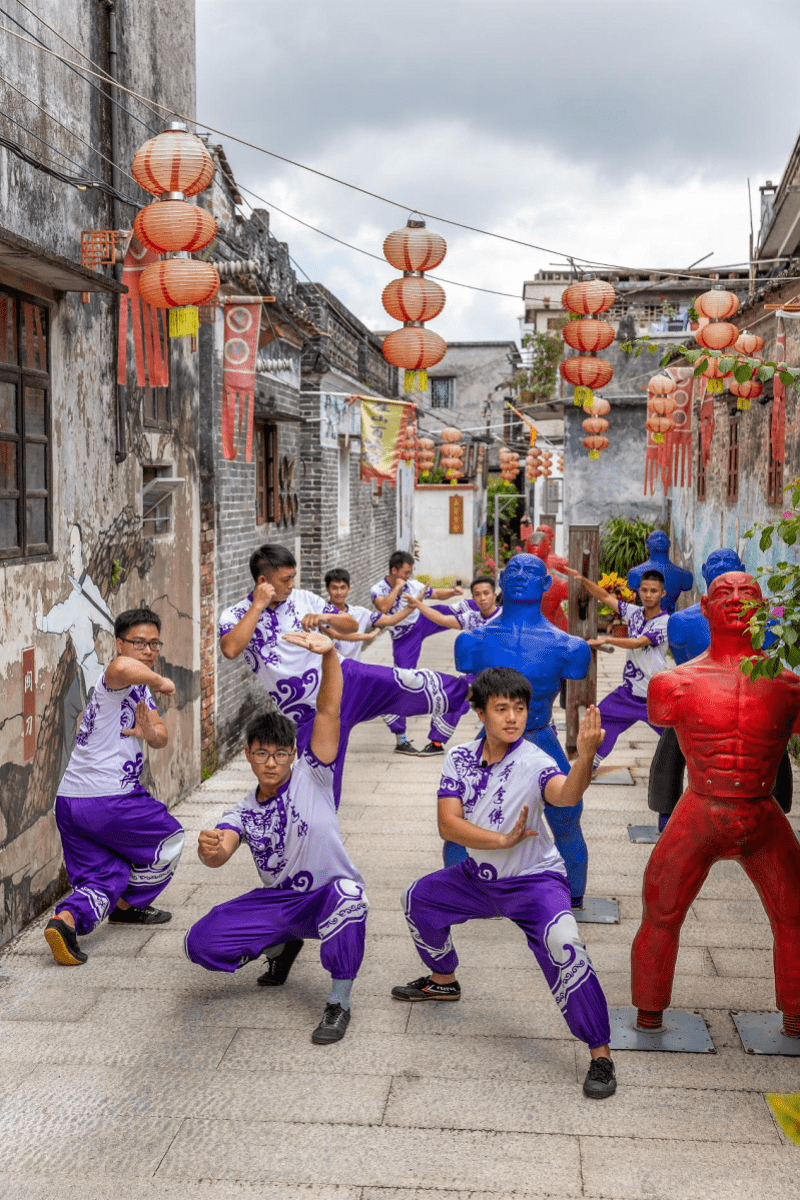 武术|武功秘籍跃然墙上！非遗小姐姐京梅村探访蔡李佛拳