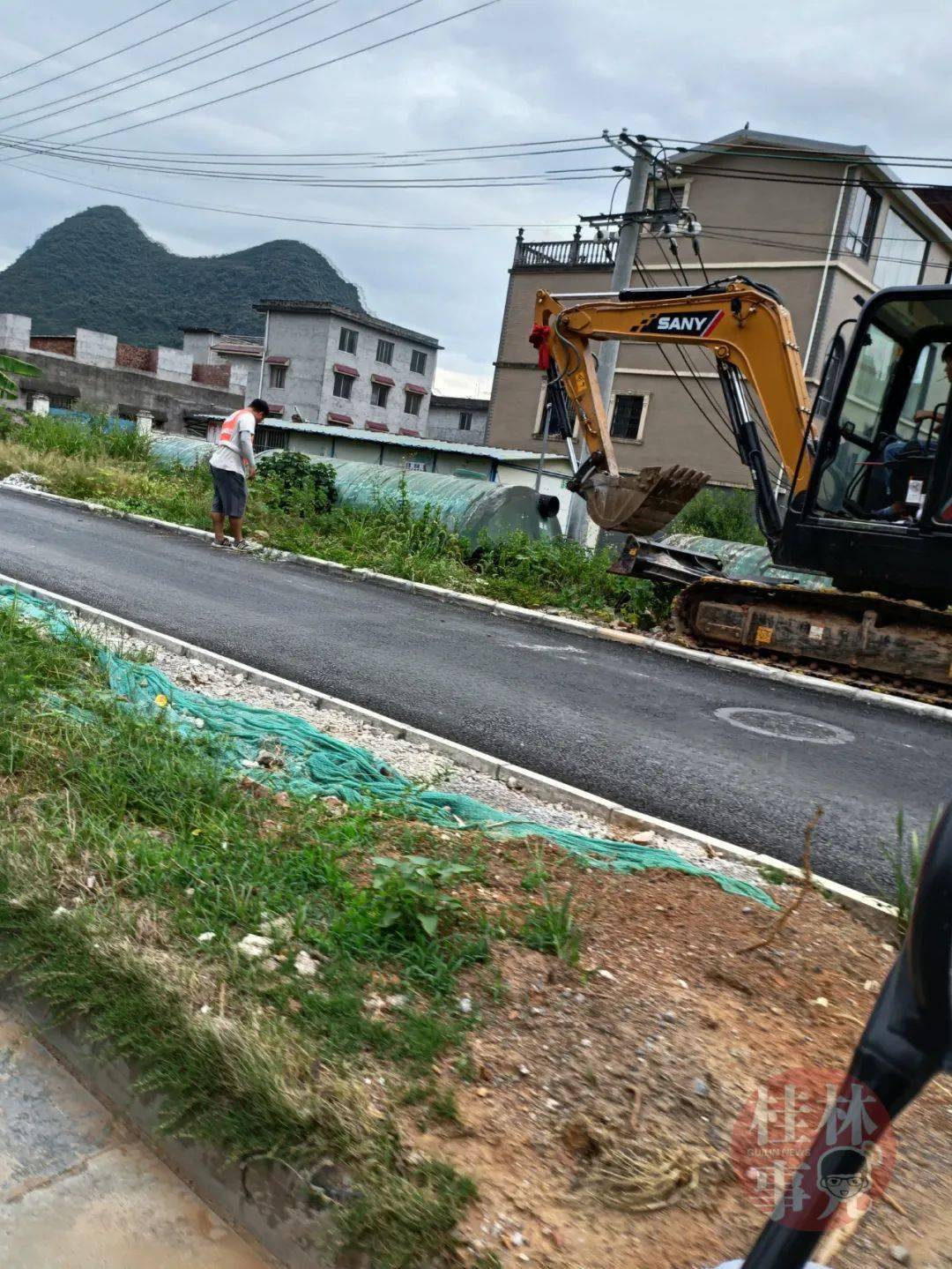 当心桂林万福路拍下的一幕太危险了