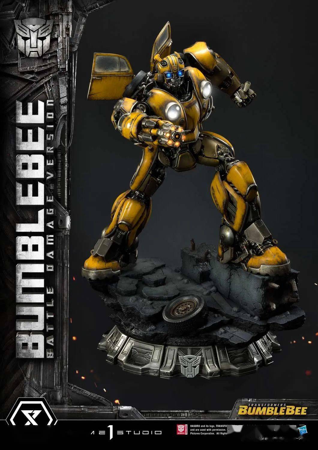 仅限量50体p1s外传大黄蜂战损版来了