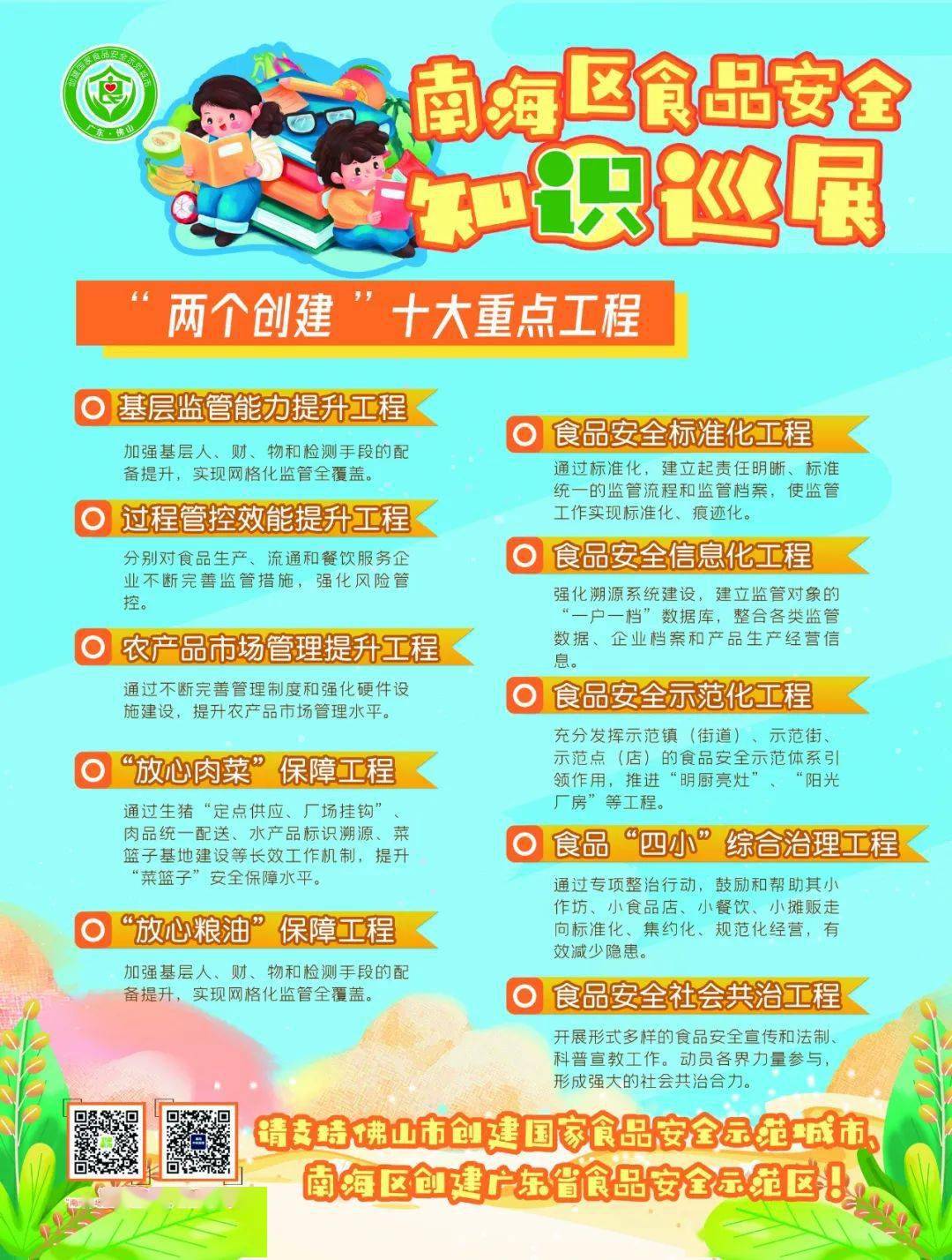 小展板,大课堂!南海区开展食品安全科普知识巡展活动