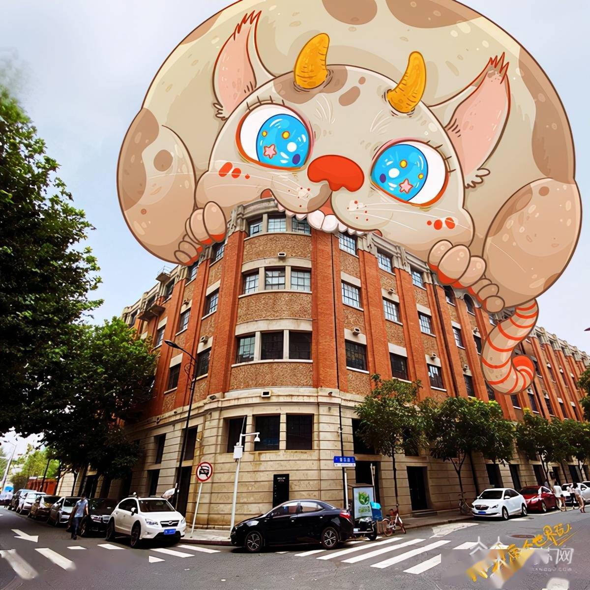 街景|又可爱又温暖！这个80后插画师依托城市街景创作治愈系插画