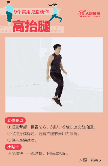 功能|转存！9个实用减脂动作帮你瘦下来