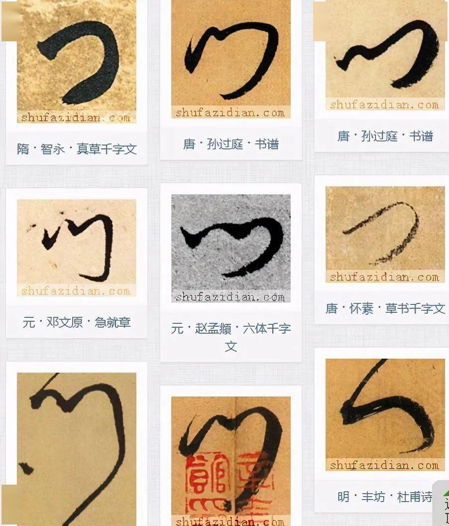 《书法字典》中的门字草书该"外行导游"又说了:"为什么写三个错别字呢