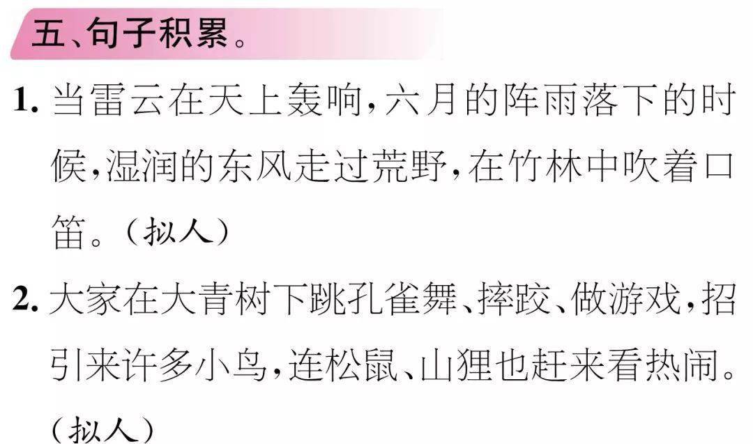 最新部編版三年級語文上冊知識要點盤點