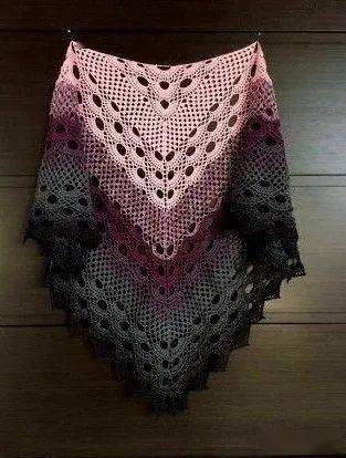 钩织披肩 附图解