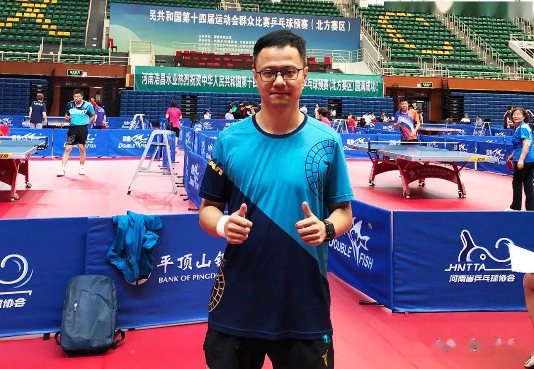 预选赛排名第一,袁磊教练强势挺进全运会(群众组)乒乓球决赛阶段!