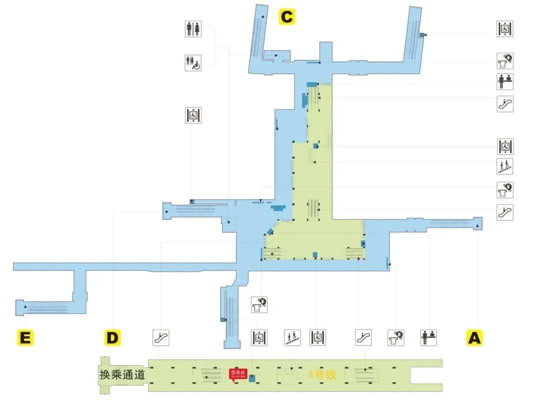 宁波站换乘示意图图片