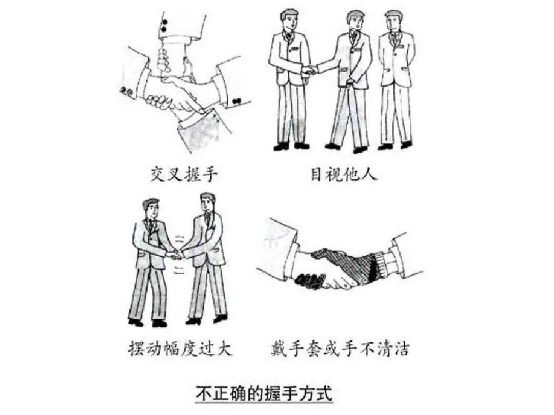 文明在线每日有礼良好的人际关系从正确握手开始