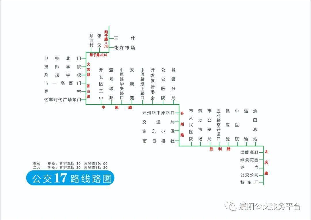 建议收藏濮阳公交最新线路图总览2021年9月版