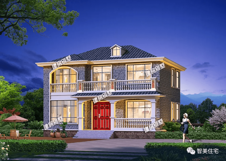 几个发小事业都发展得不错 城里买了房 老家还有别墅真让我羡慕 户型