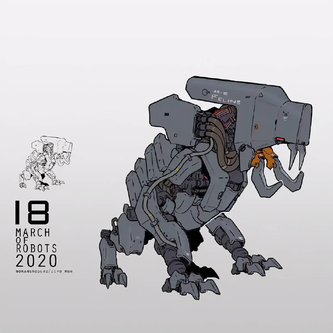 机甲战龙概念设计,大家喜欢哪款?