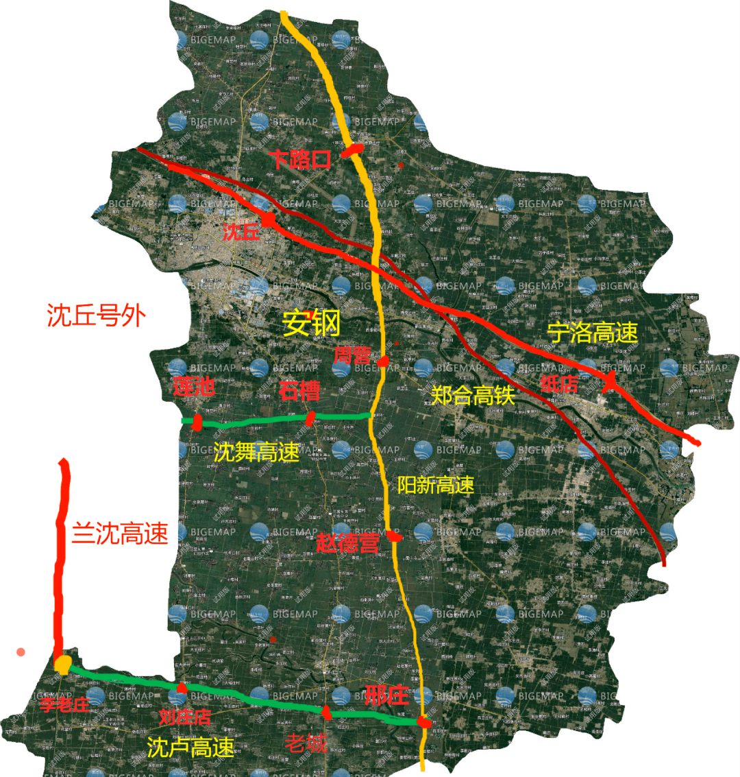 沈丘规划图2015-2030图片