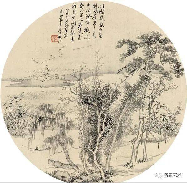 名品视界晚清画家顾澐的山水画欣赏