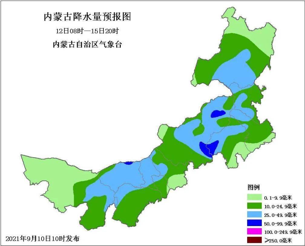 內蒙古全區迎來大範圍降水天氣未來4天敖漢天氣是