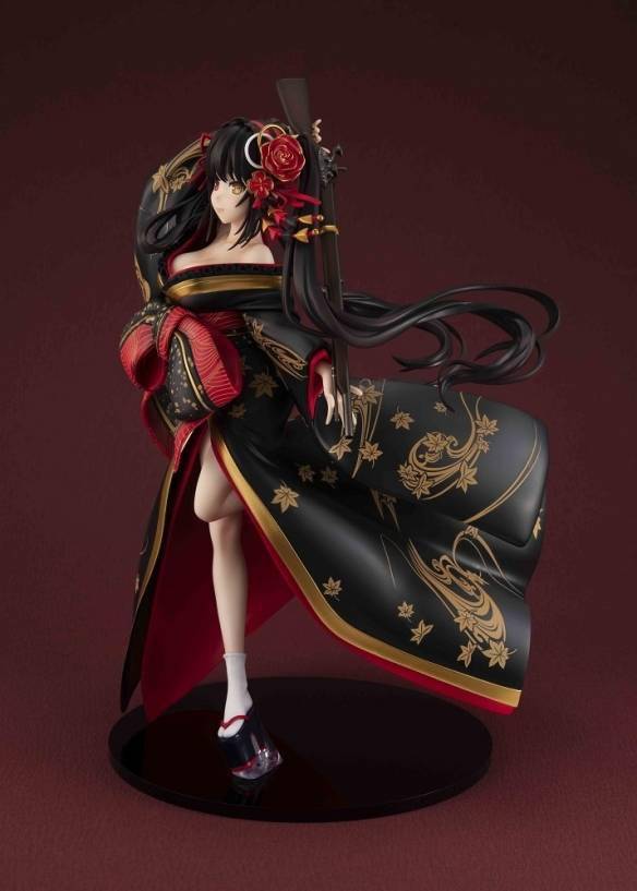 漆黑和服下的雪白身体 时崎狂三花魁ver手办开始预订