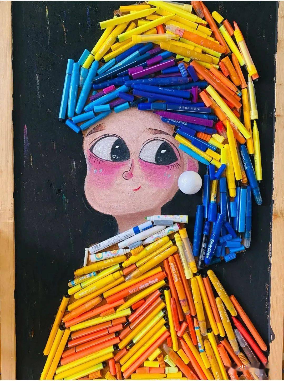 创意美工做手工吧刷子大叔和大婶儿你也来一对儿呗