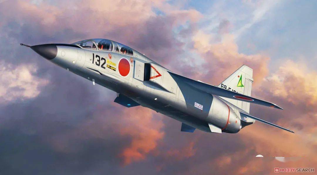 拼装platz172jasdf超音速喷气教练机三菱t2晚期w型附飞行员官图