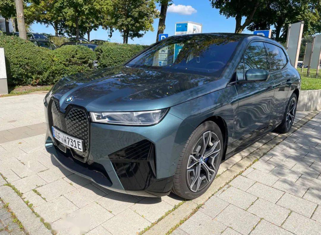 蓝岭山脉色全新宝马ix实拍上市不远啦