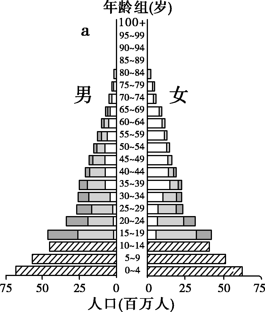 人口统计图的判读图片