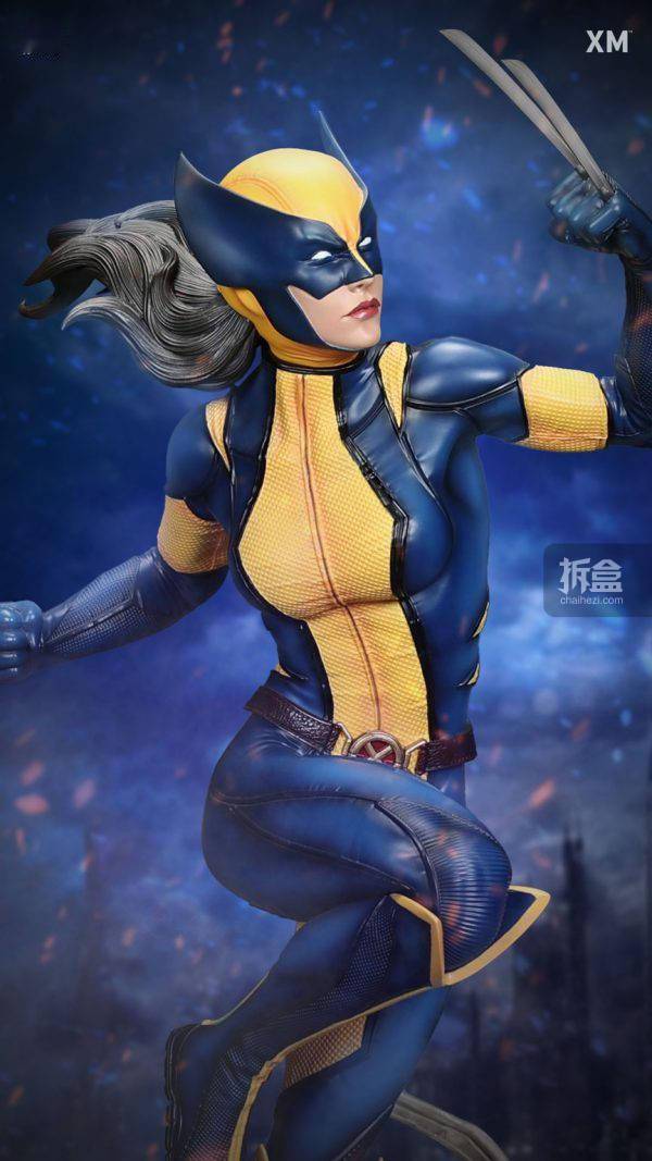 xmstudios14漫威系列x23劳拉金刚狼雕像