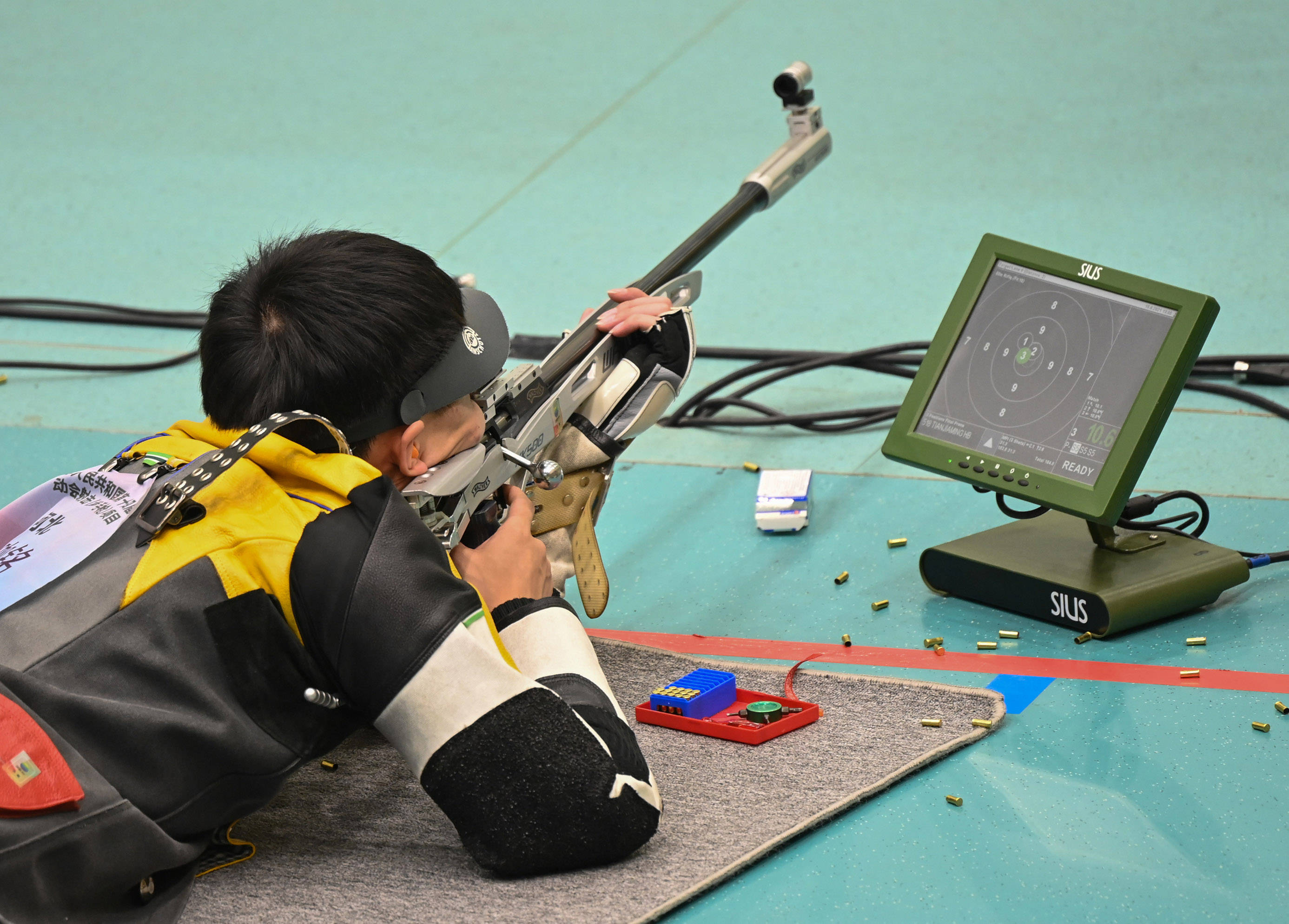 射击——男子50米步枪三姿决赛赛况