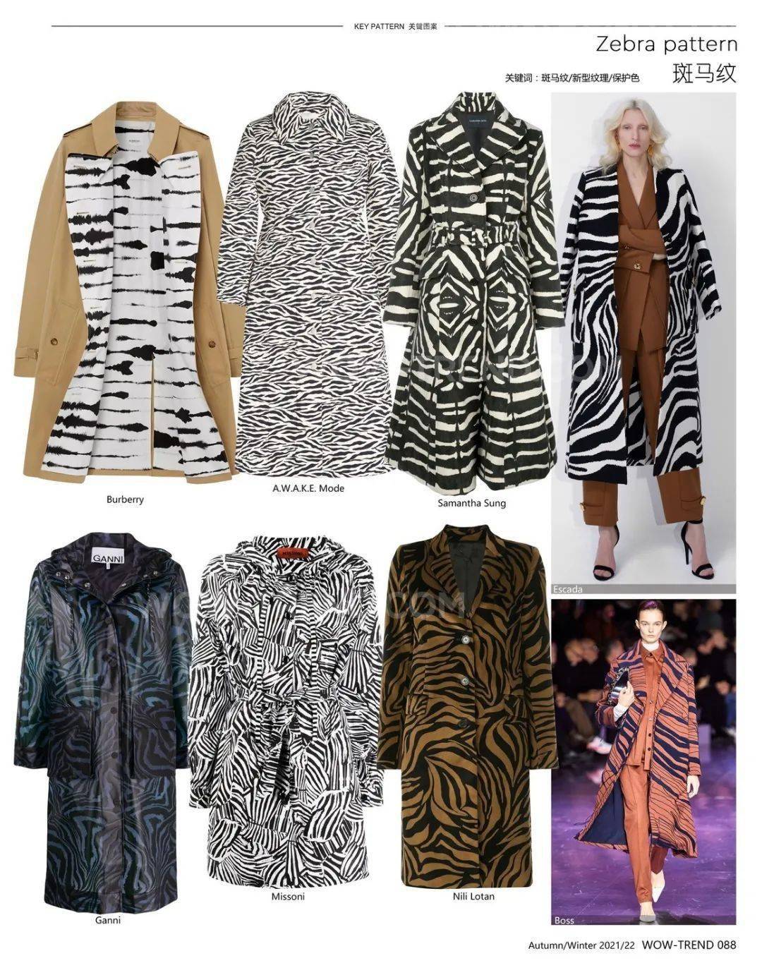 关键|22秋冬大衣设计关键趋势 !(细节/图案/面料/廓形趋势合集)