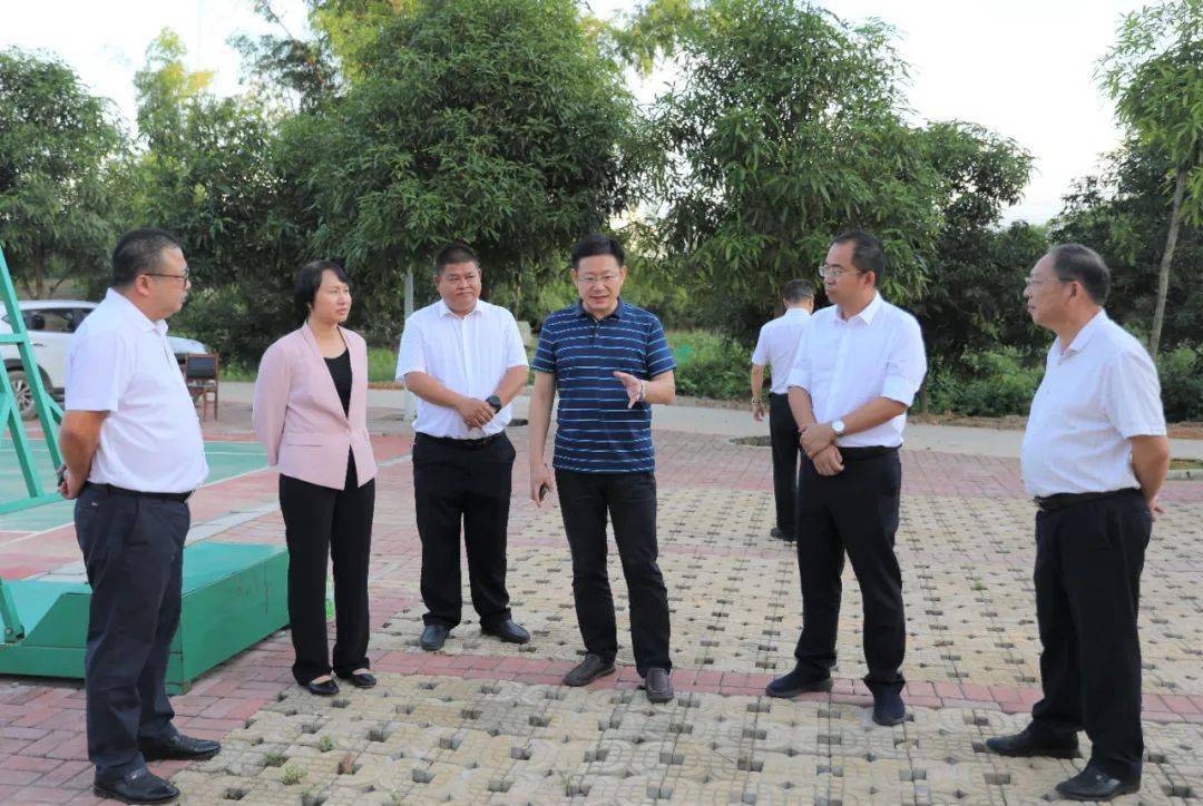 防城港市副市长罗真到上思县调研城镇污垃处理设施建设运营管理及乡村