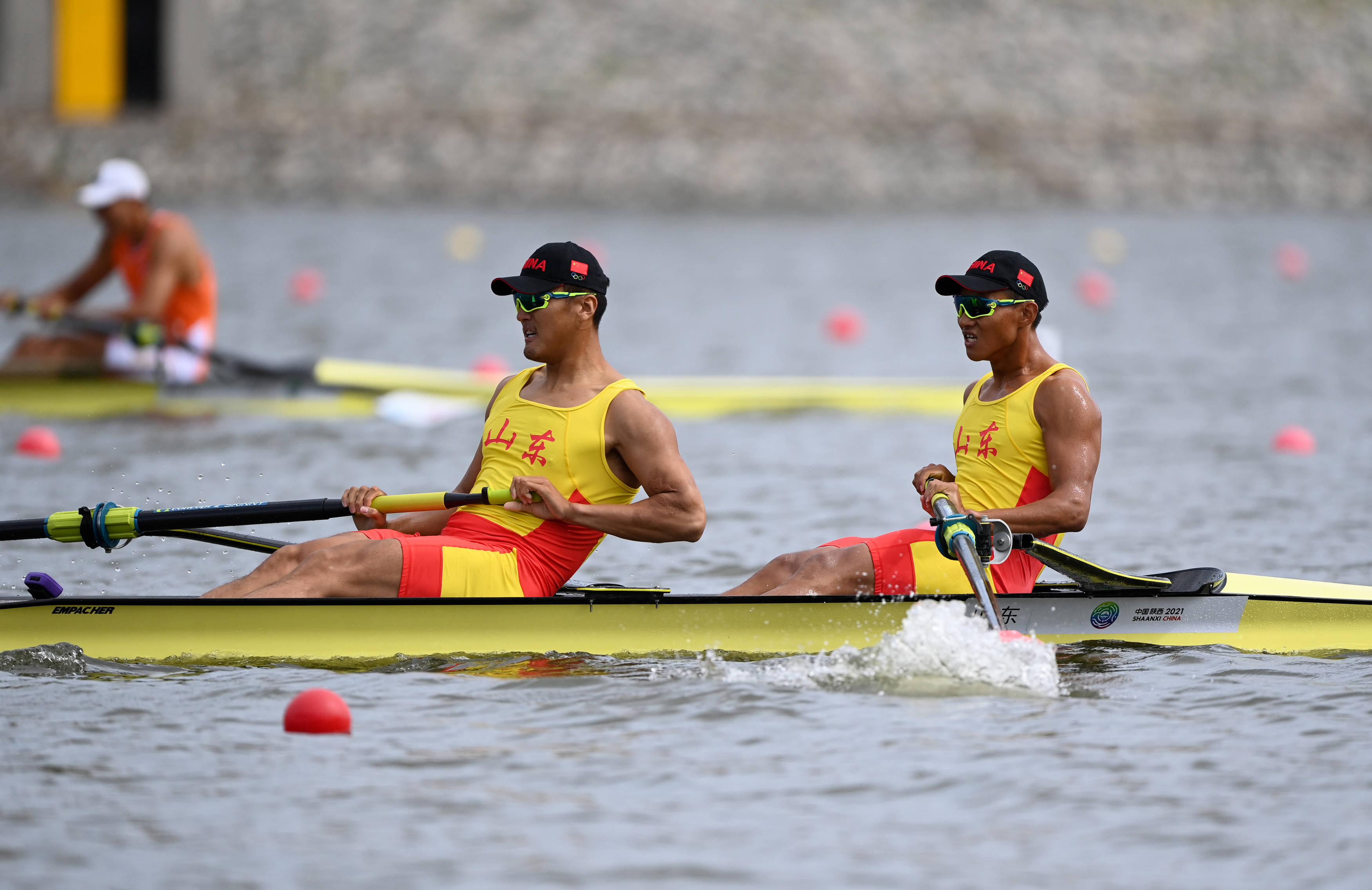 赛艇——男子双人单桨无舵手决赛赛况