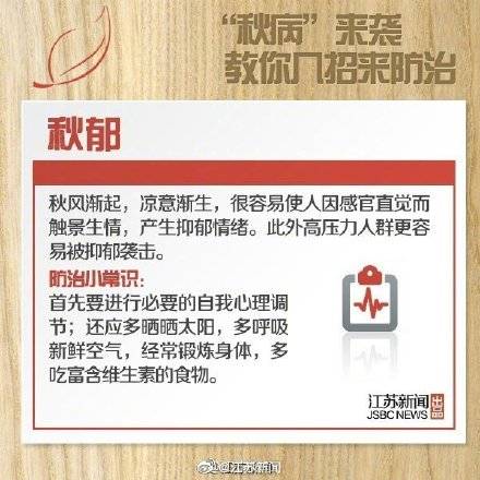 防治|你必须知道的秋天养生常识