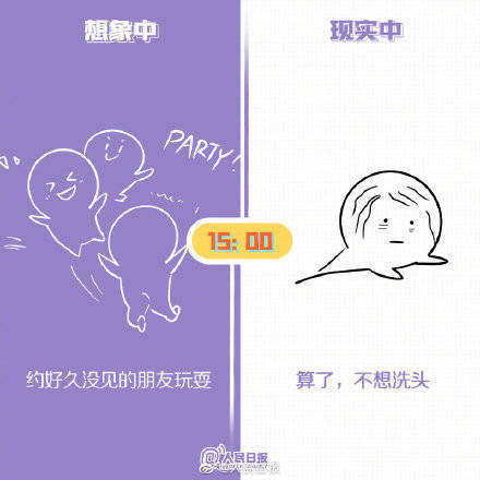 样子|过于真实！放假的我