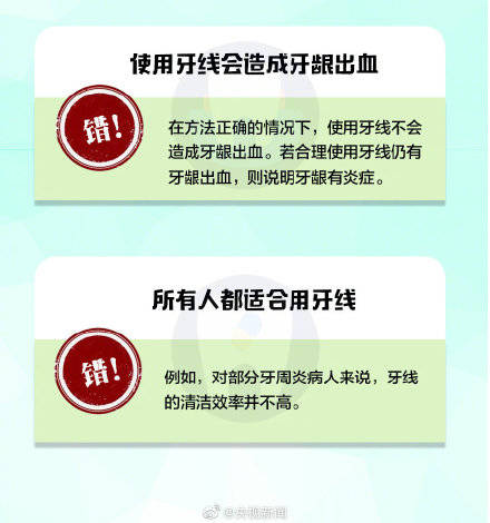 全国|牙线会撑大牙缝吗