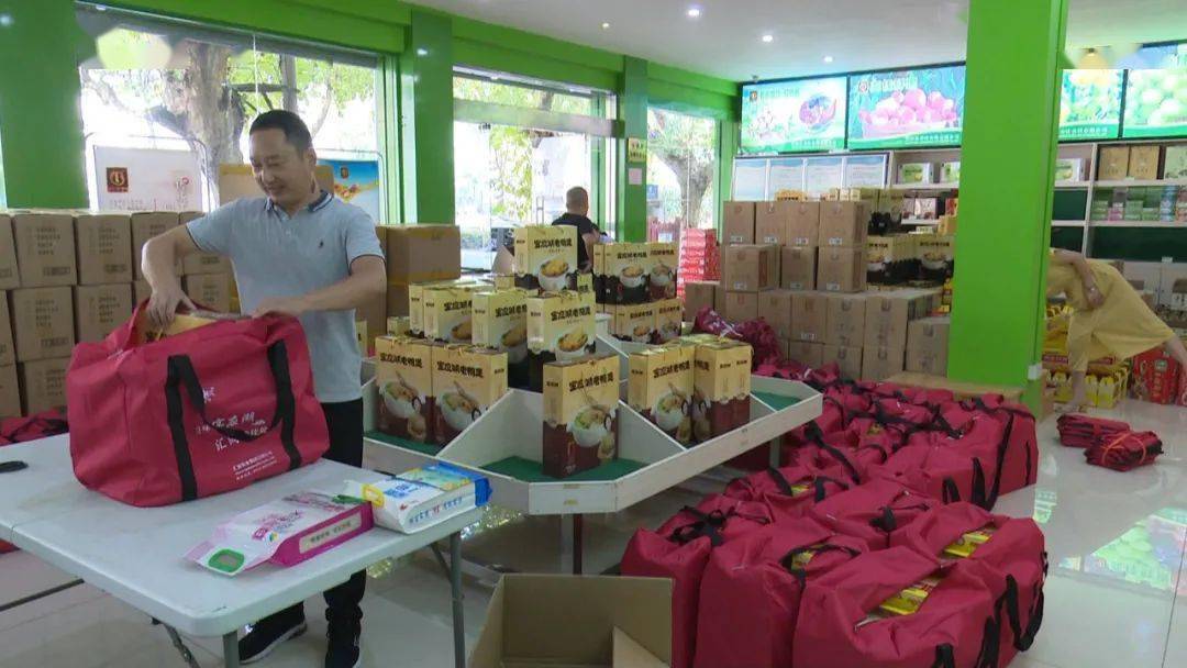 中秋经济,宝应土特产照例唱大戏