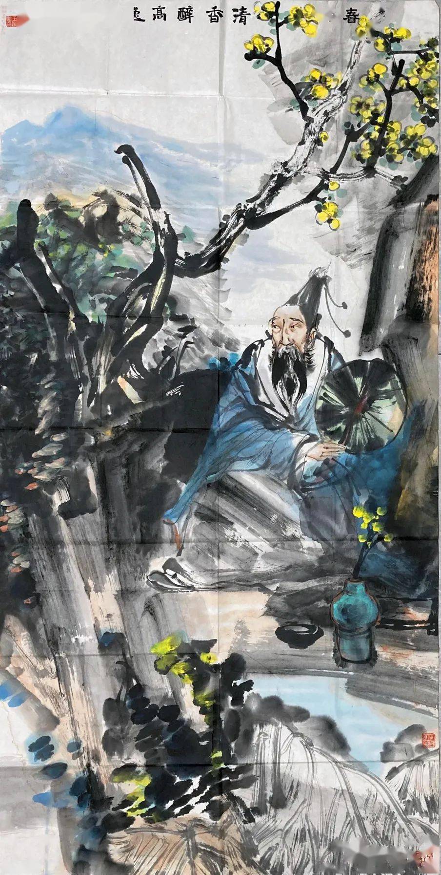 画系人物画研究生毕业,1990年中央美术学院日本著名画家加山又造研习