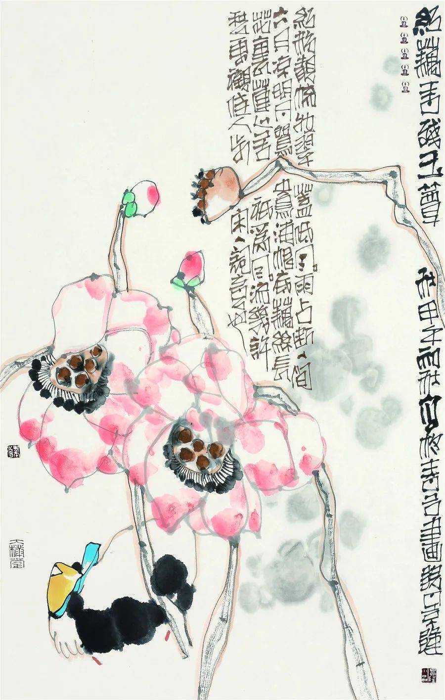 像诗人般审视像诗人般表达孙景隆写意花鸟艺术