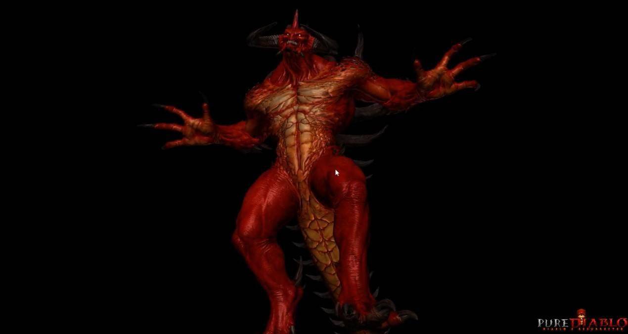 暗黑破坏神2重制版部分怪物建模细节刻画到位