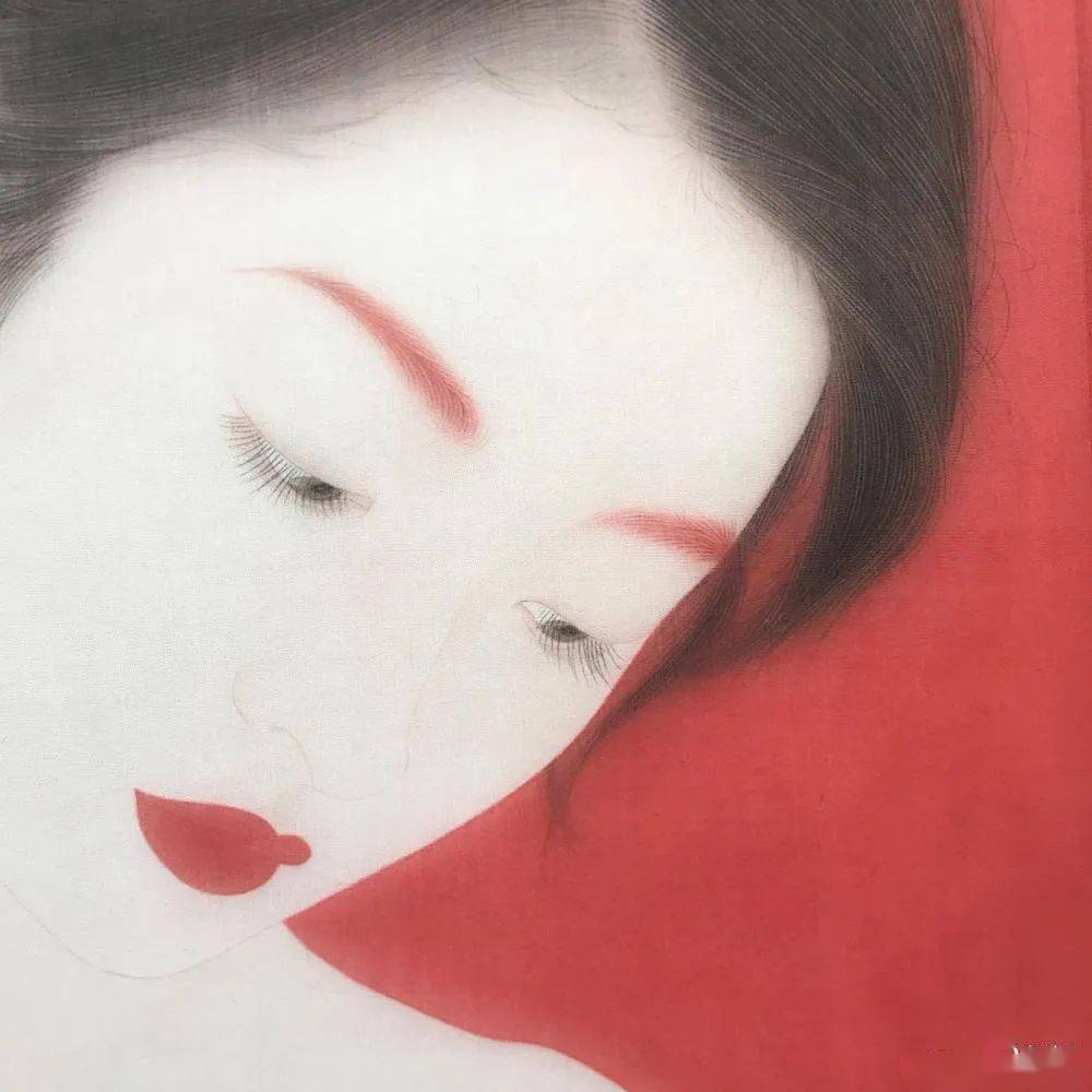 李晶当代新工笔人物画
