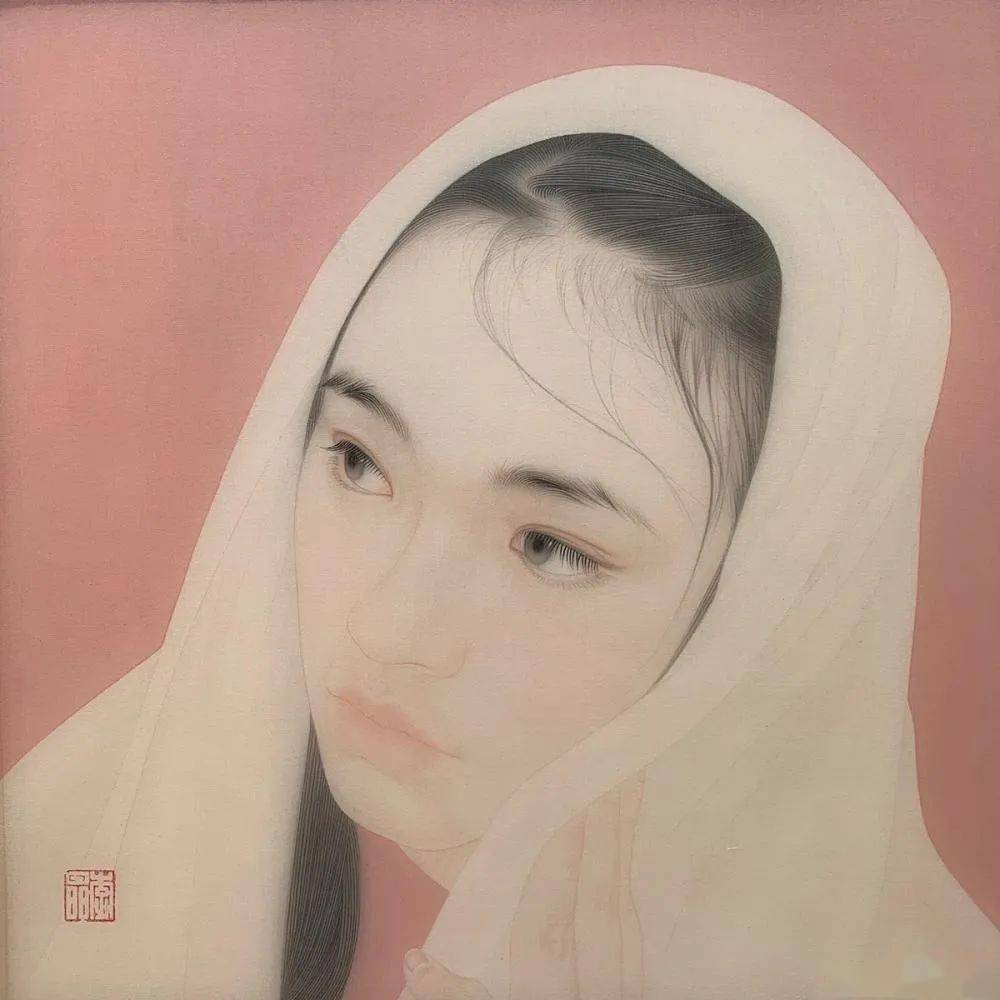 李晶当代新工笔人物画