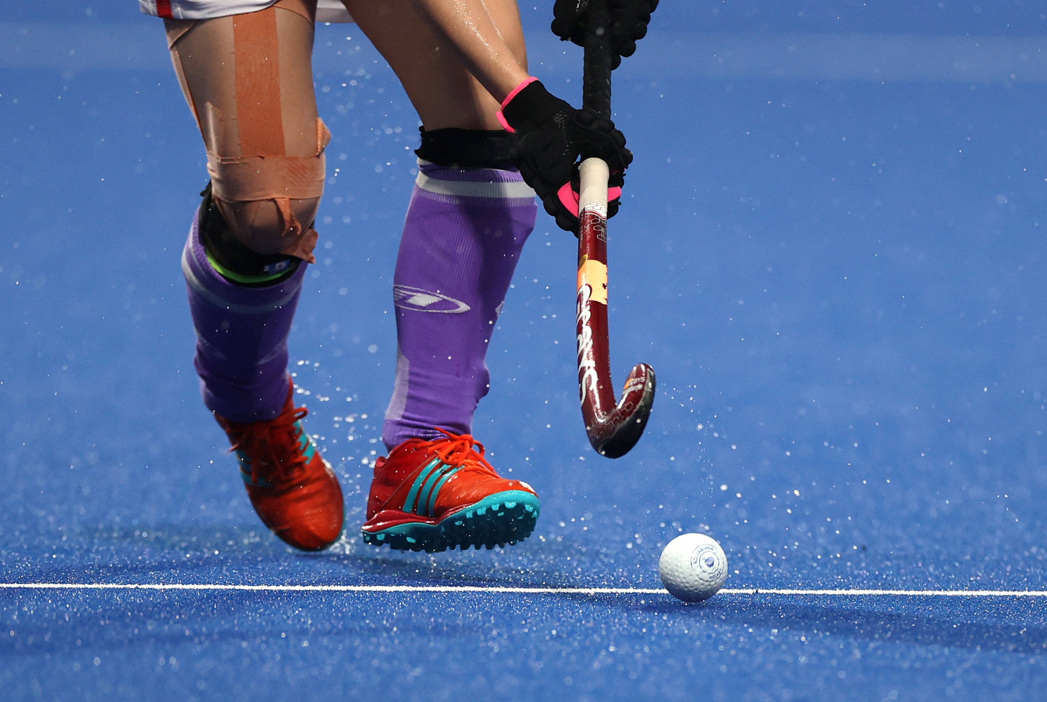 曲棍球——广东队获得女子组铜牌