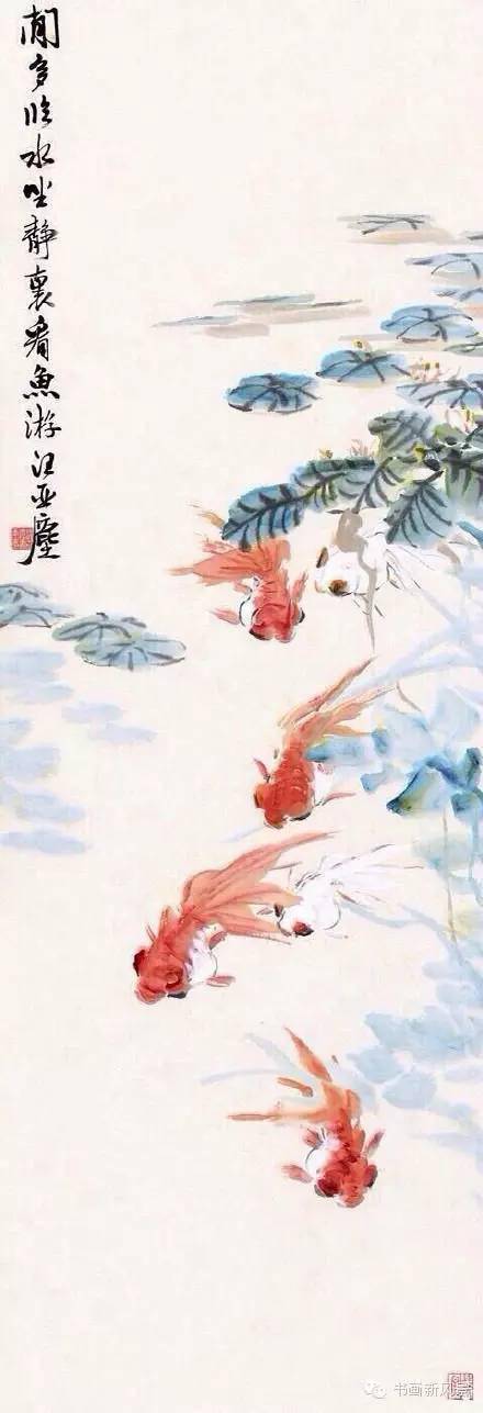 汪亚尘的金鱼作品20幅！_搜狐网