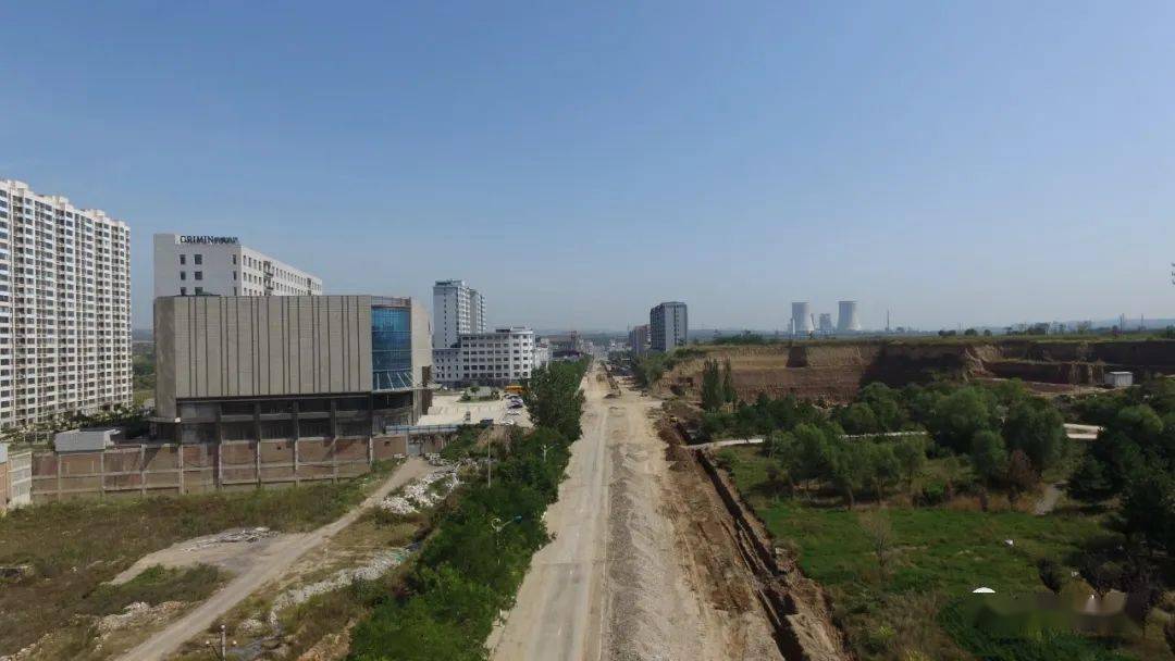 【三晋直通车】盂县金龙东街改造项目建设正在进行中.