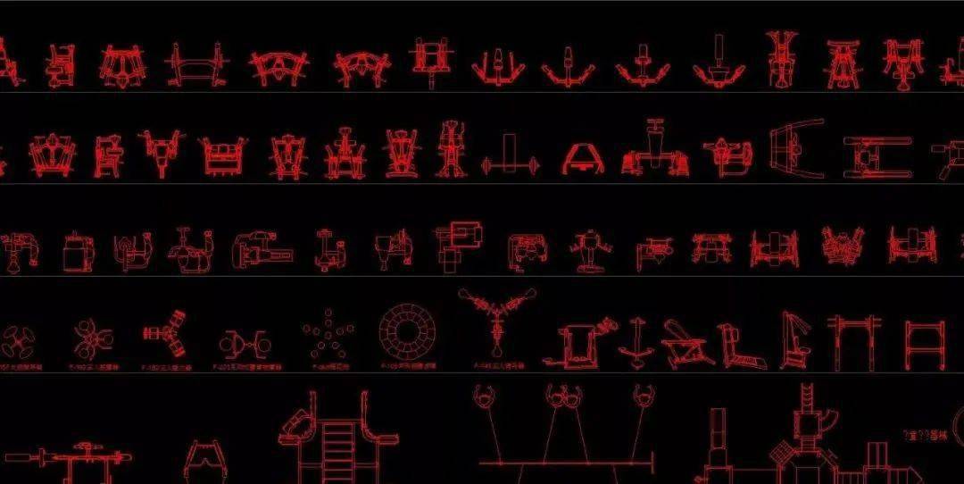 你要的cad动态图库工装图库来了